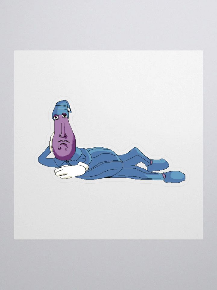 Floorboard Guy Laying Around Sticker product image (1)