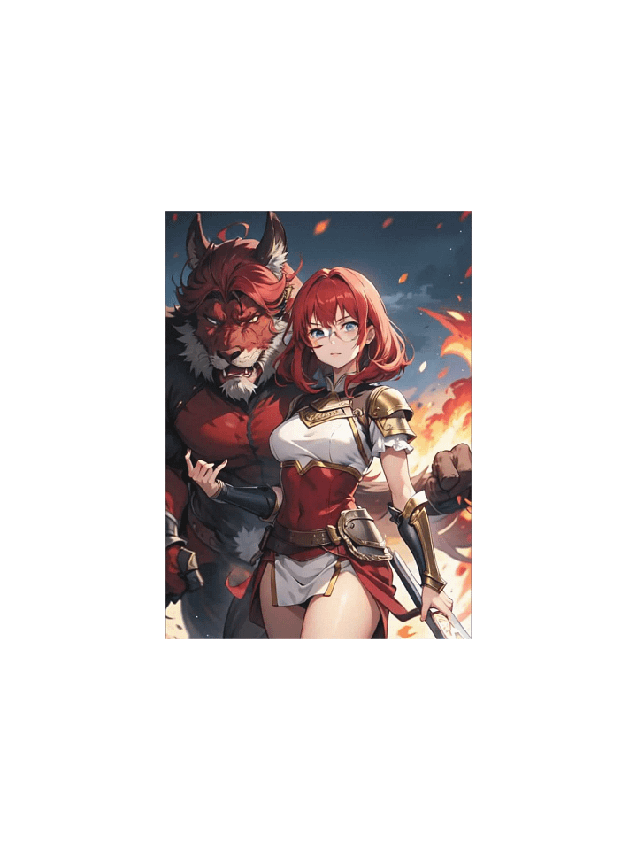 Red K Warrior Poster product image (2)