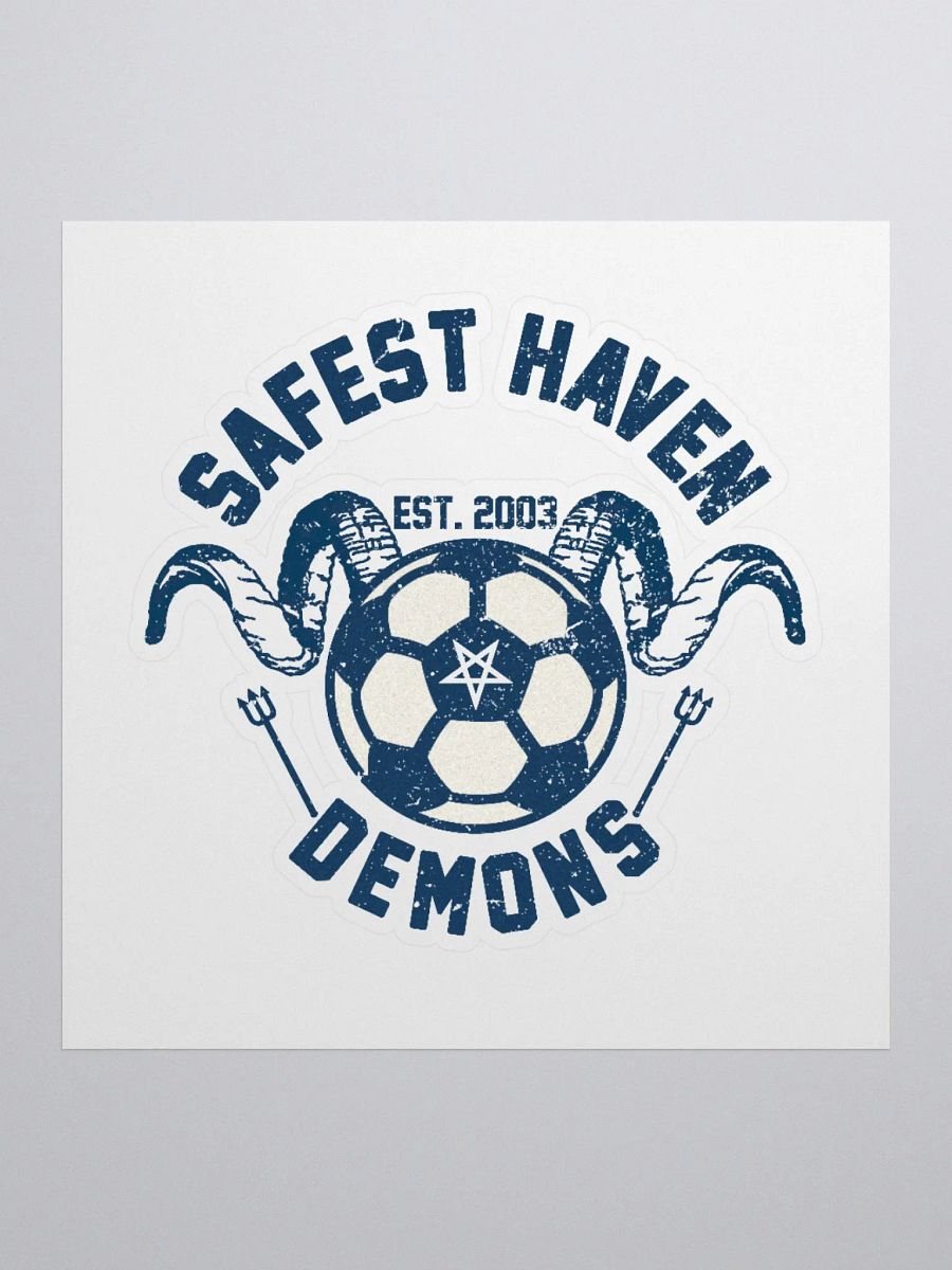 safest haven demons soccer club die sticker product image (2)
