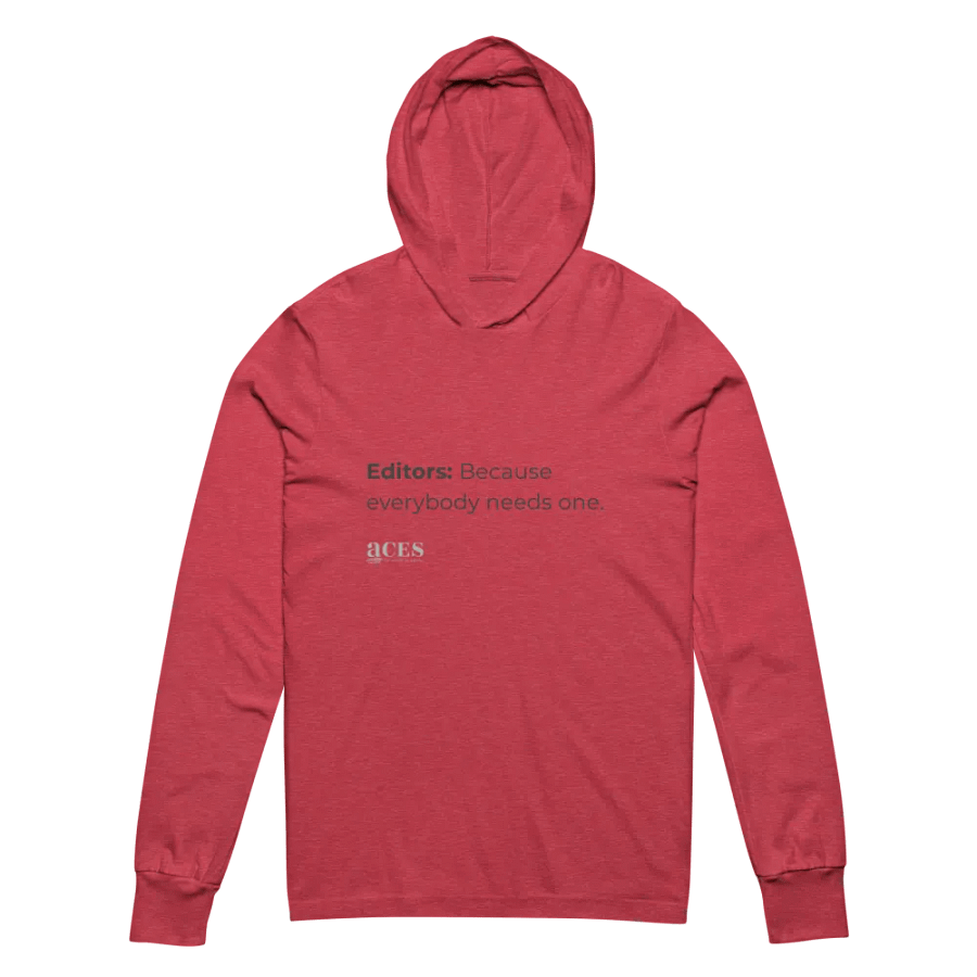 Editors because everybody needs one long sleeve hooded tee product image (8)