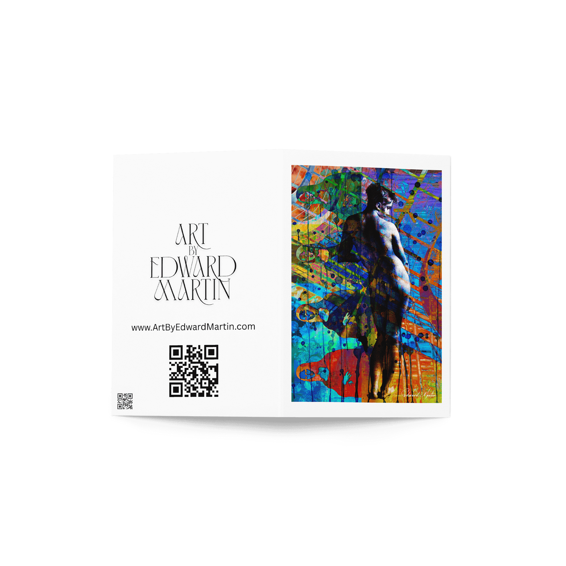 Vibrant Nude Art Greeting Card product image (4)