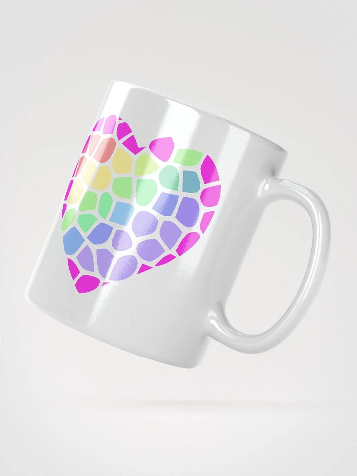 Double Down Heart Mug - White product image (4)