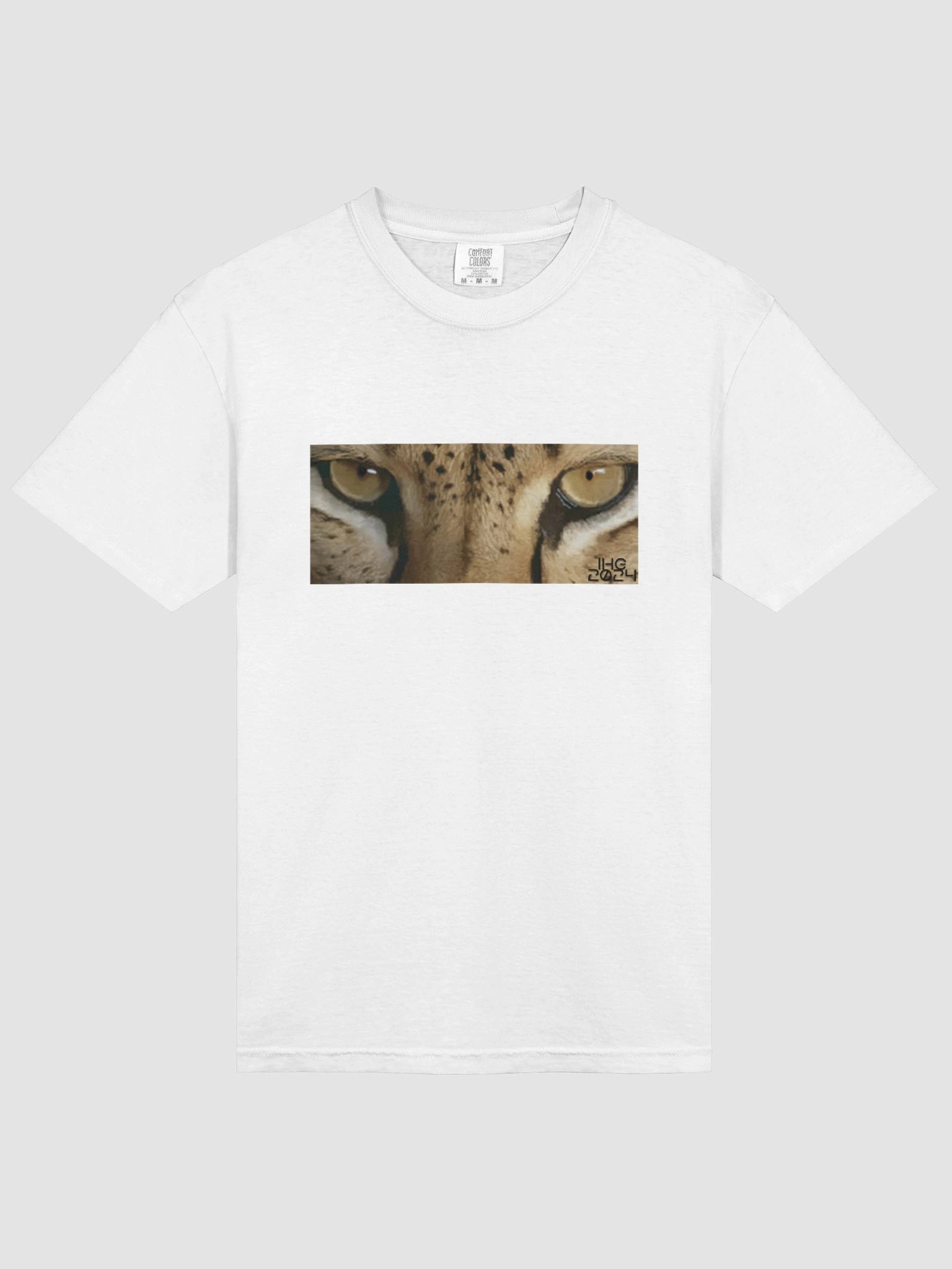 Cheetah Eyes Digital Drawing T-Shirt product image (4)