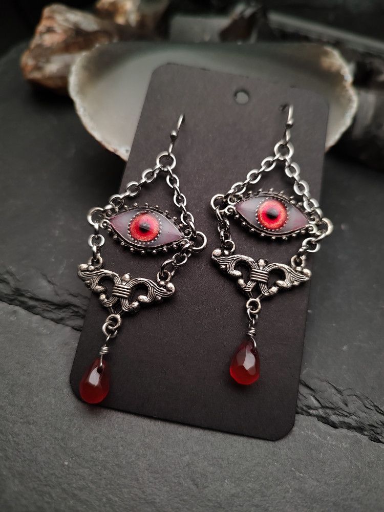 Earrings Eyes - Fire Guardian product image (3)