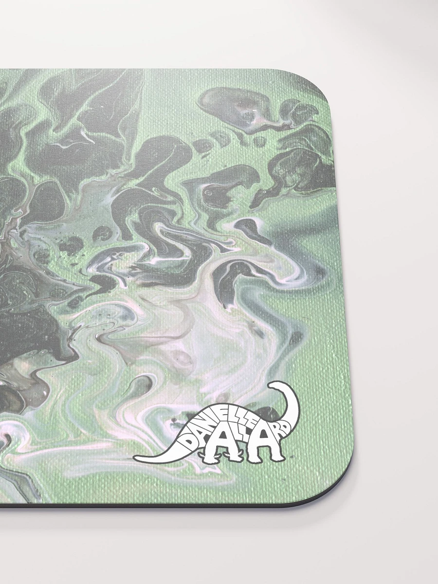Metallic Green Fluid Acrylic Mouse Pad product image (4)