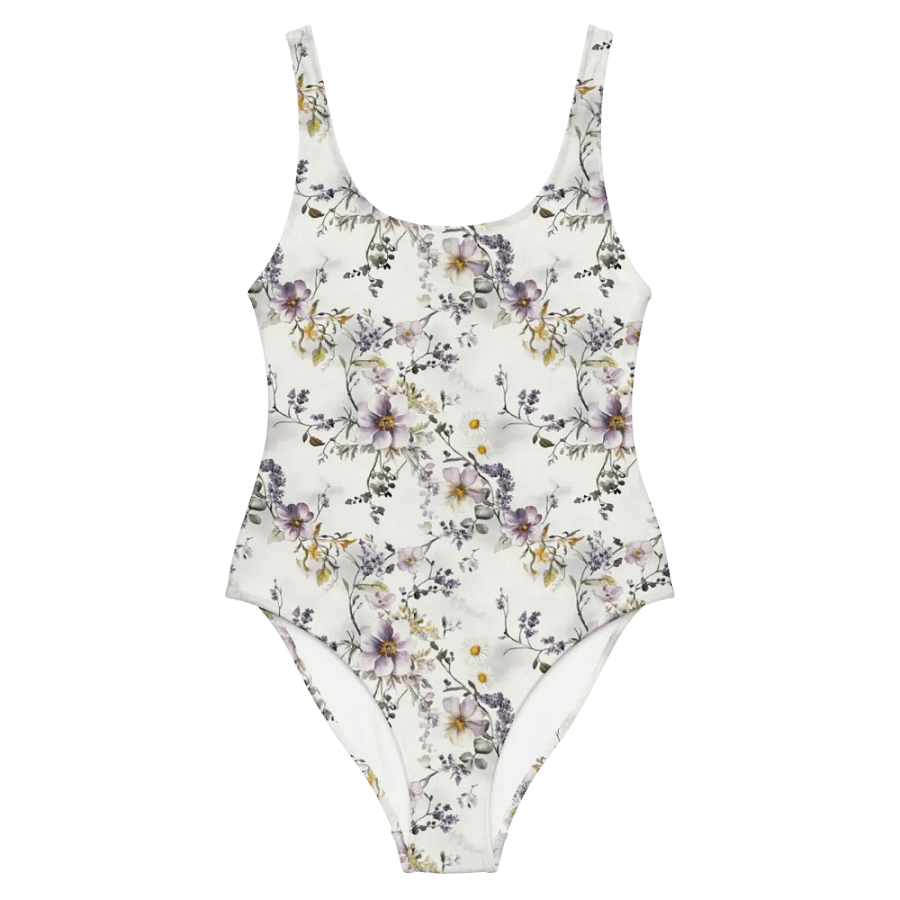 Wildflower Garden One-Piece Swimsuit – Soft Florals, Effortless Elegance product image (2)