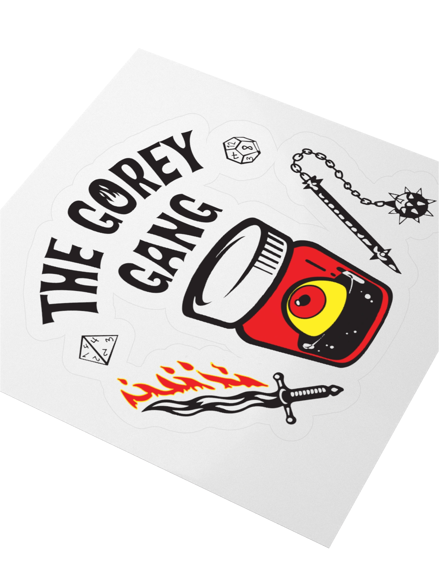 DnD Gang - Kiss Cut Stickers product image (7)