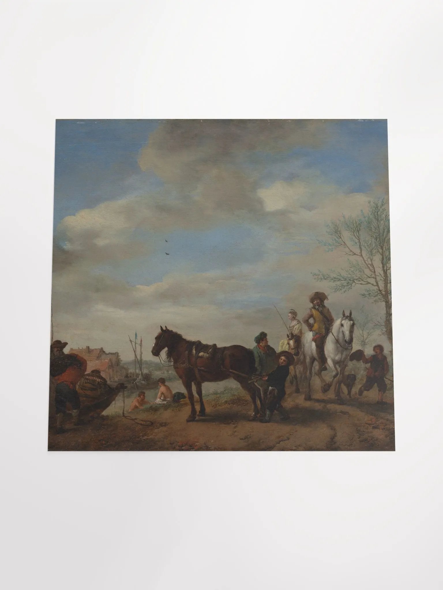 Digital copy A Man and a Woman on Horseback Philips Wouwerman Dutch ca. 1653–54/Enhanced Matte Paper Poster (in) by Allcolor product image (4)