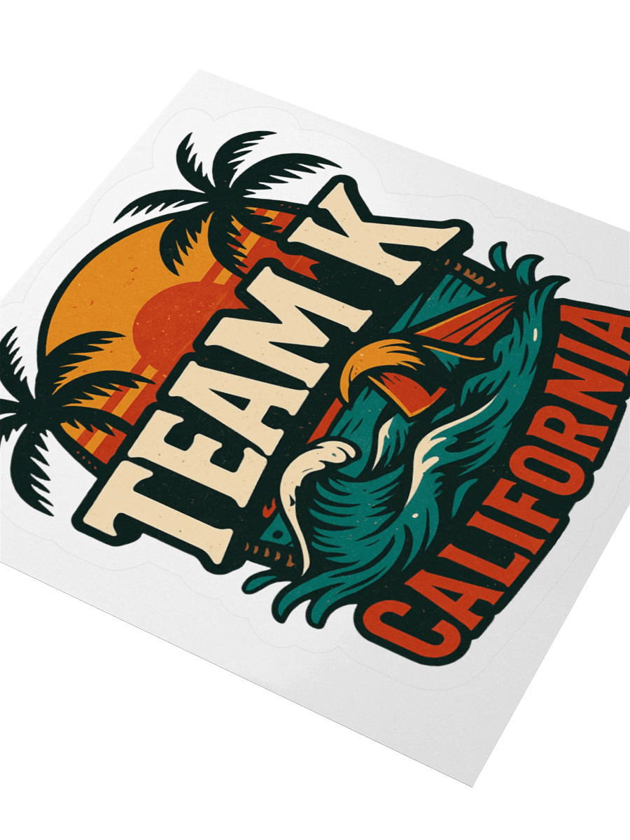 TEAM K CALIFORNIA STICKERS product image (8)
