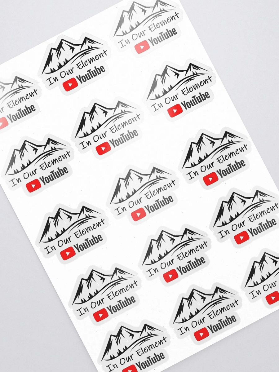 In Our Element / YouTube Decals X 15 (Small) product image (2)