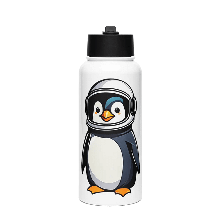 Cosmic Penguin Stainless Steel Bottle product image (1)