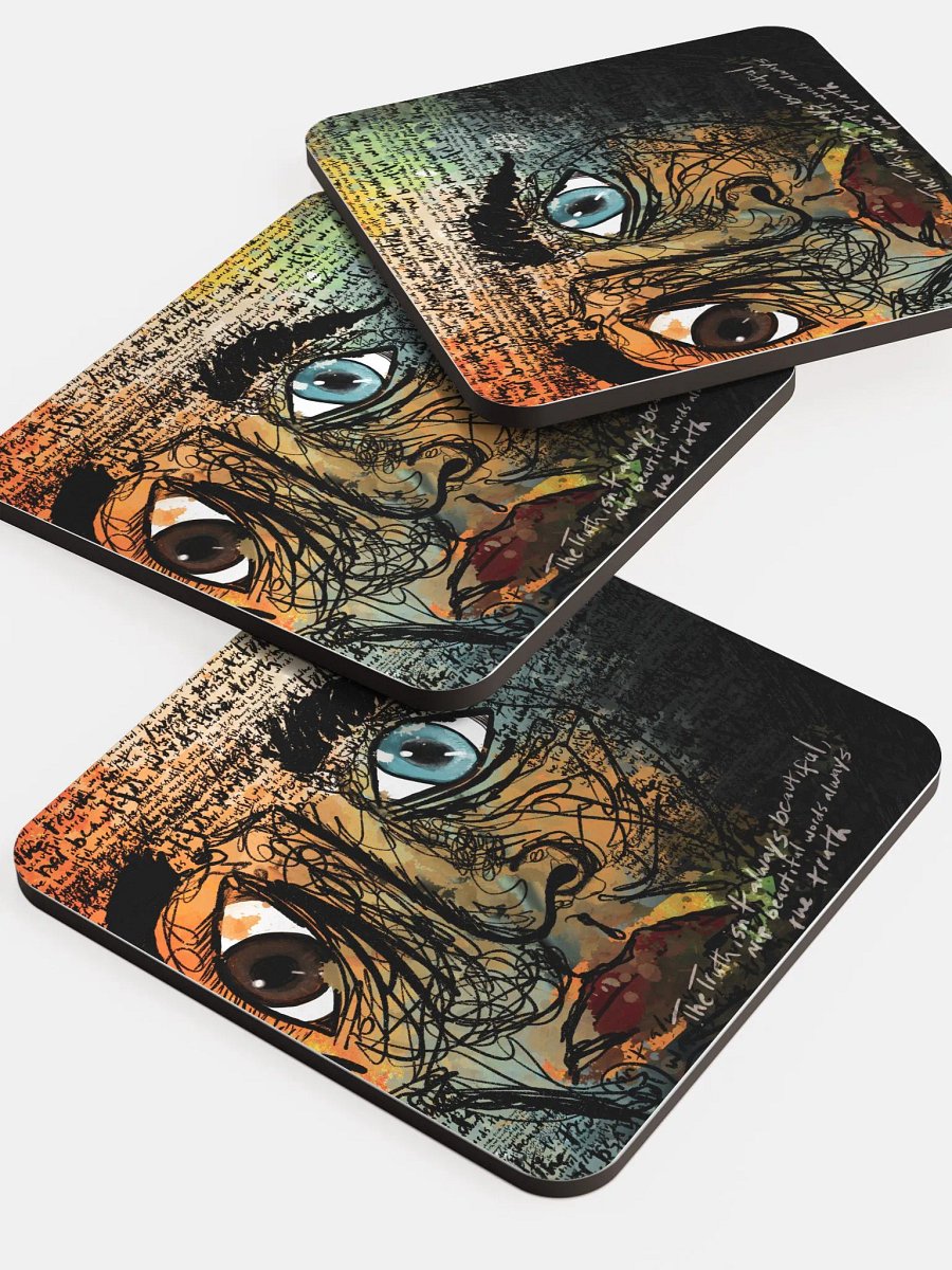 Truth Isnt Always Beautiful Coasters product image (5)
