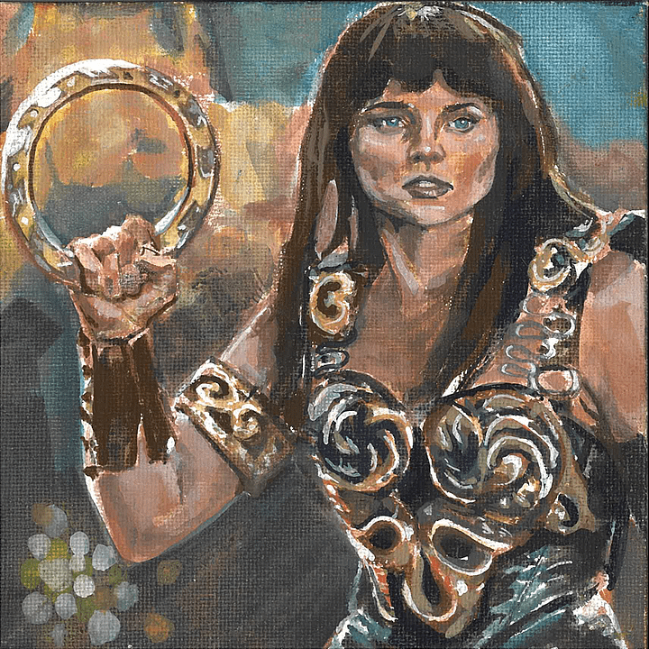 The Warrior Princess - Original Painting product image (1)