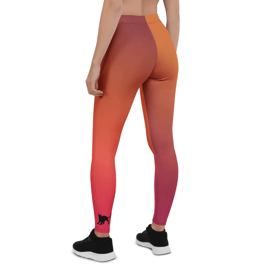 Sunset Stroll Cat Leggings product image (5)