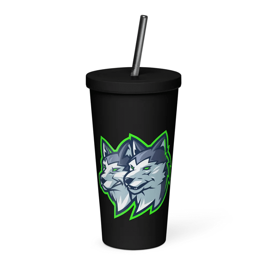 Logo Tumbler With Straw product image (4)