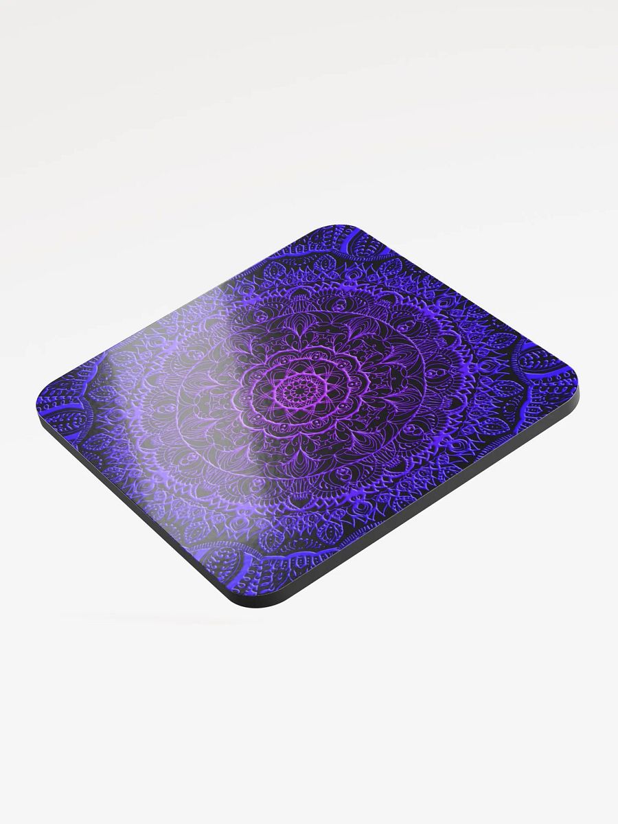 Mandala Magic Glossed Cork Coaster product image (3)