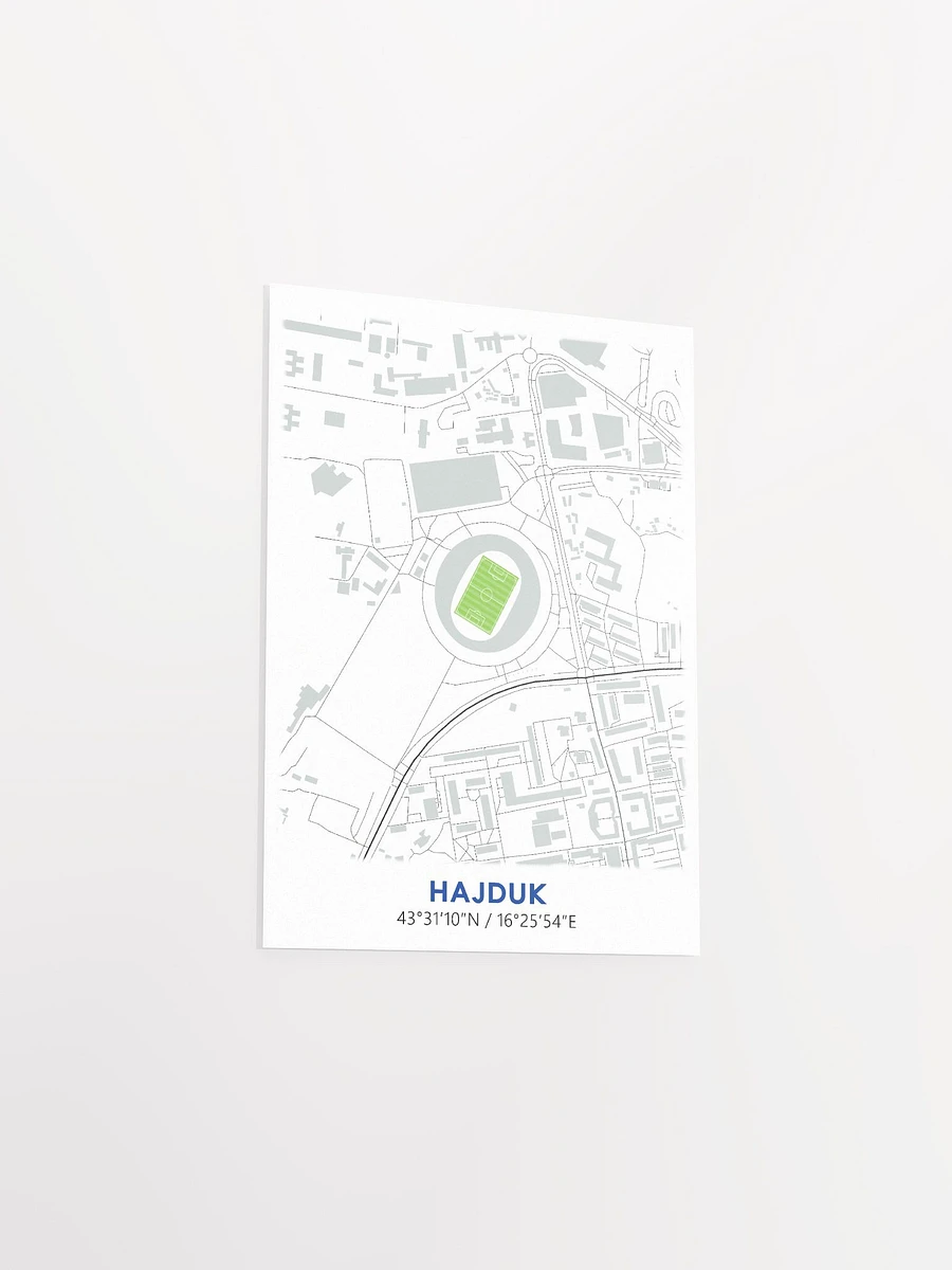 Hajduk Stadium Map Design Poster product image (3)