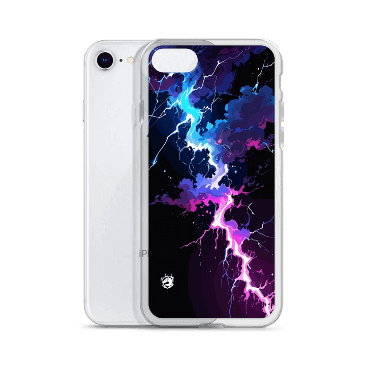 Electrifying Lightning Bolt Clear iPhone Case product image (51)