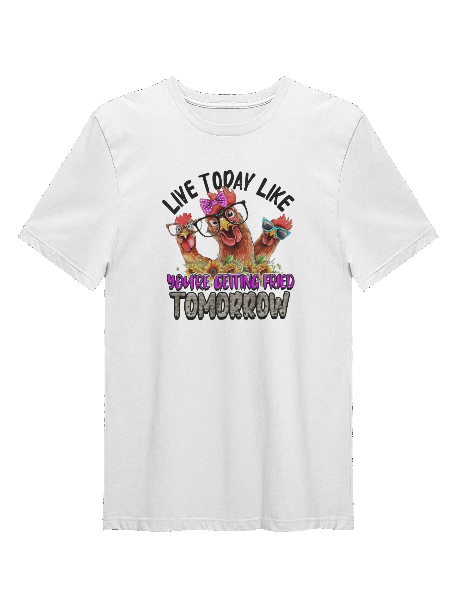 Fried Tomorrow Chickens Graphic Tee product image (1)