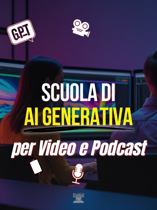 Scuola di AI Generativa per fare Video e Podcast (Accesso Premium, include CONSULENZA) product image (1)