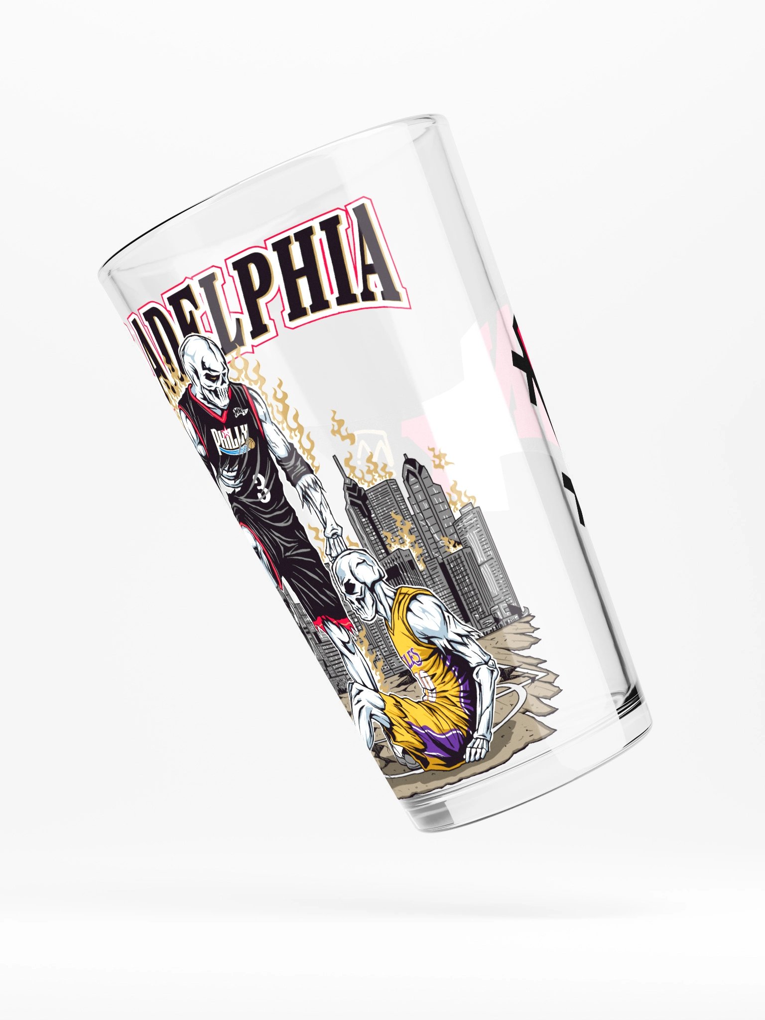 Philadelphia, Welcome to Basketball Pint Glass product image (4)