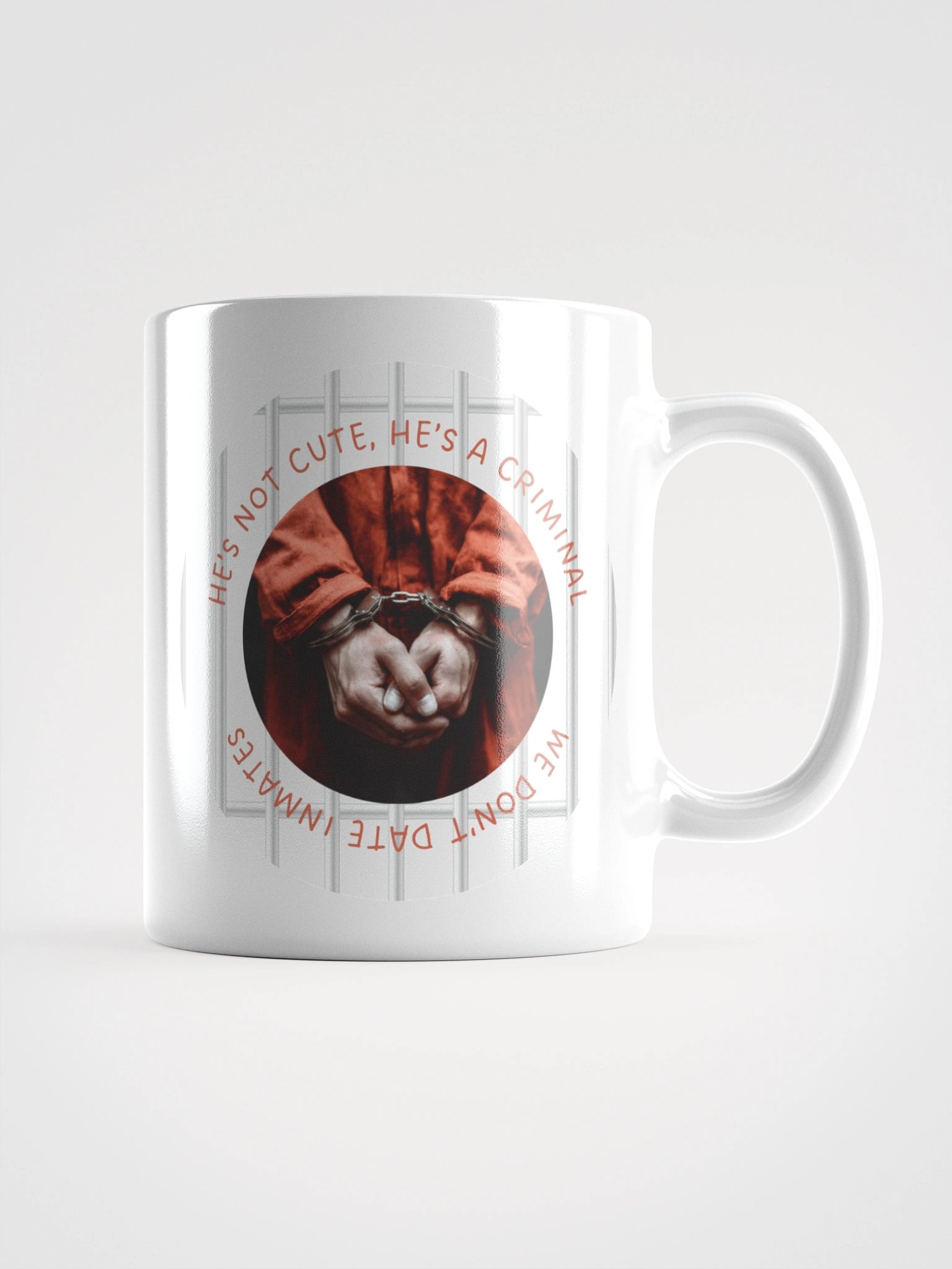 “He’s Not Cute, He’s a Criminal” Mug product image (1)