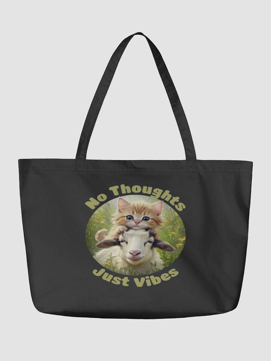 Vibing Goat and Kitten Eco Tote product image (2)