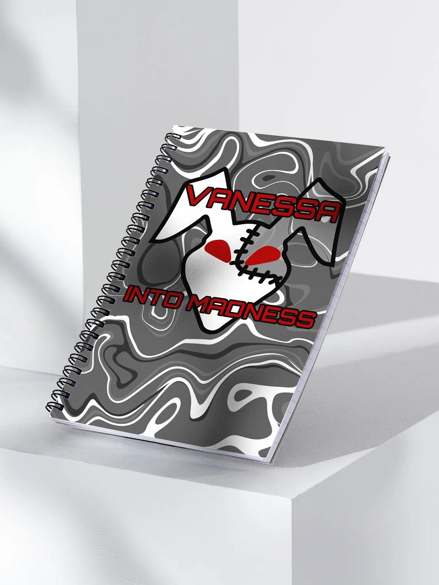 Vanessa Into Madness Gray Notebook product image (4)