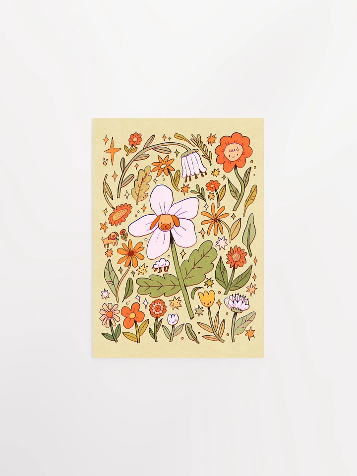 Flower Dog Print product image (1)