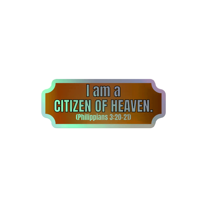 I AM A CITIZEN OF HEAVEN product image (2)