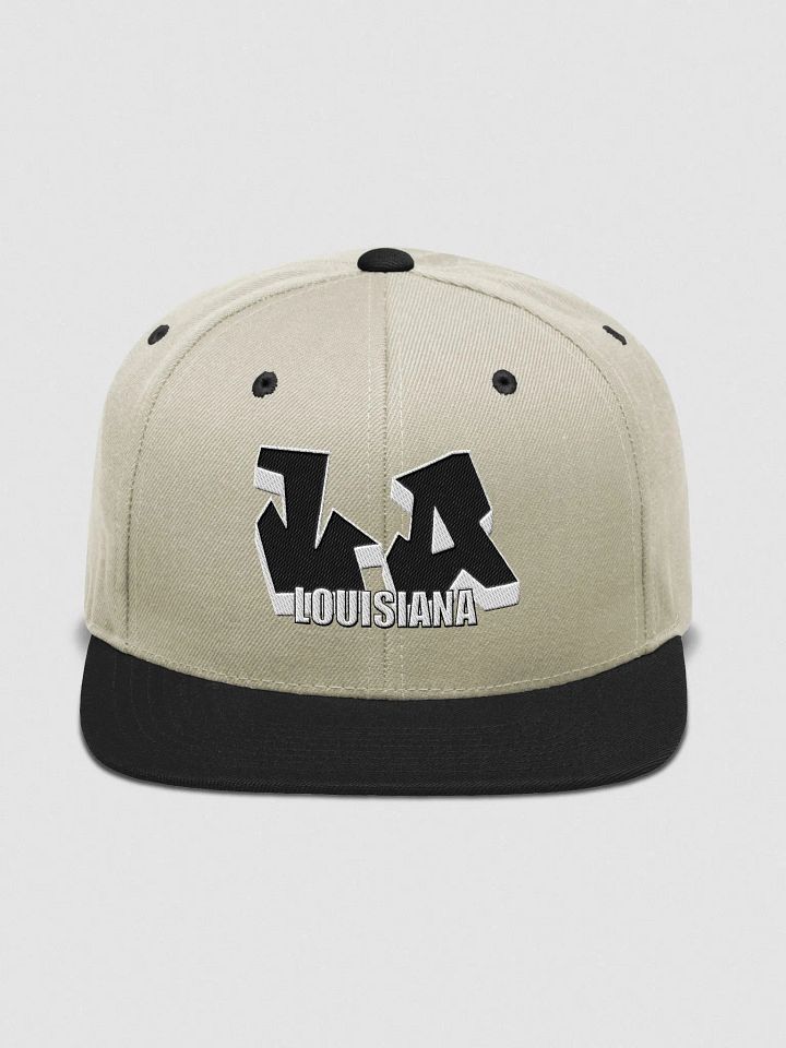 LOUISIANA, LA, Graffiti, Yupoong Wool Blend Snapback Hat product image (1)