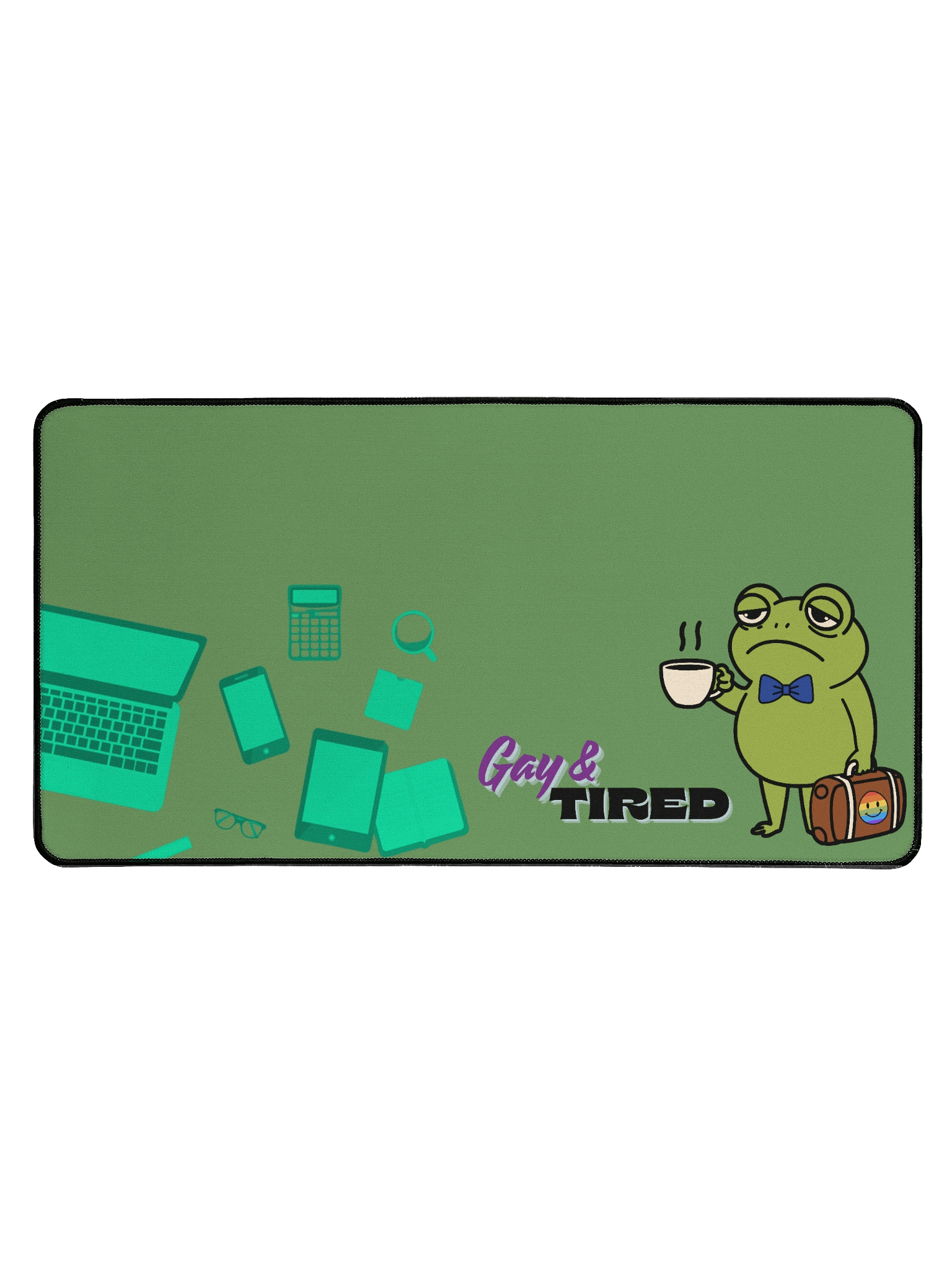 Gay & Tired Desk Mat product image (1)