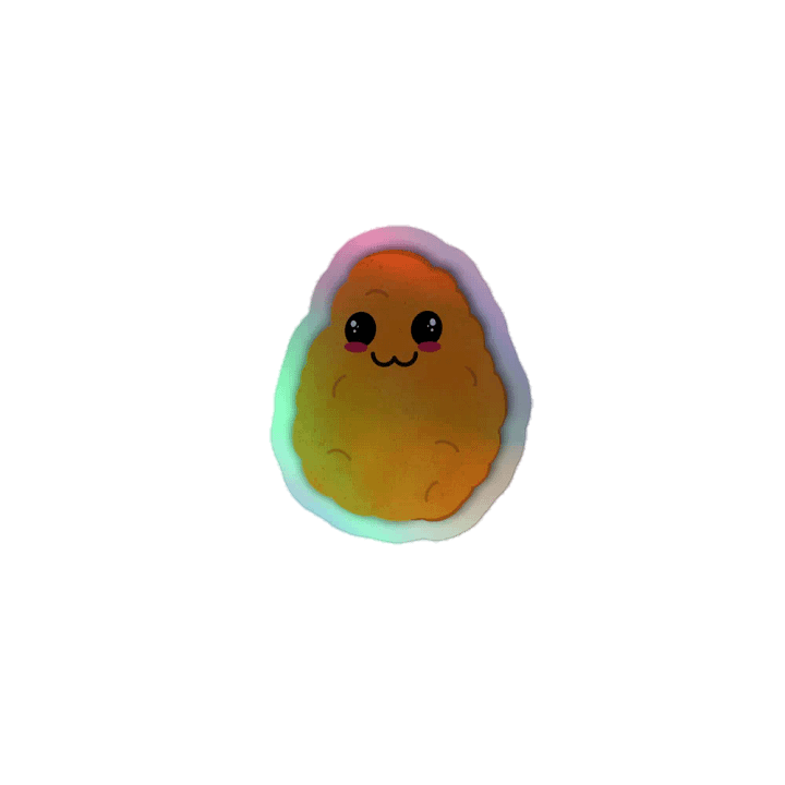 Holo Nuggie Sticker product image (1)