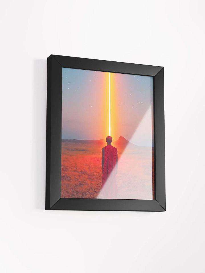 Guided by the Cosmic Light | Framed High-Quality Matte Poster product image (2)