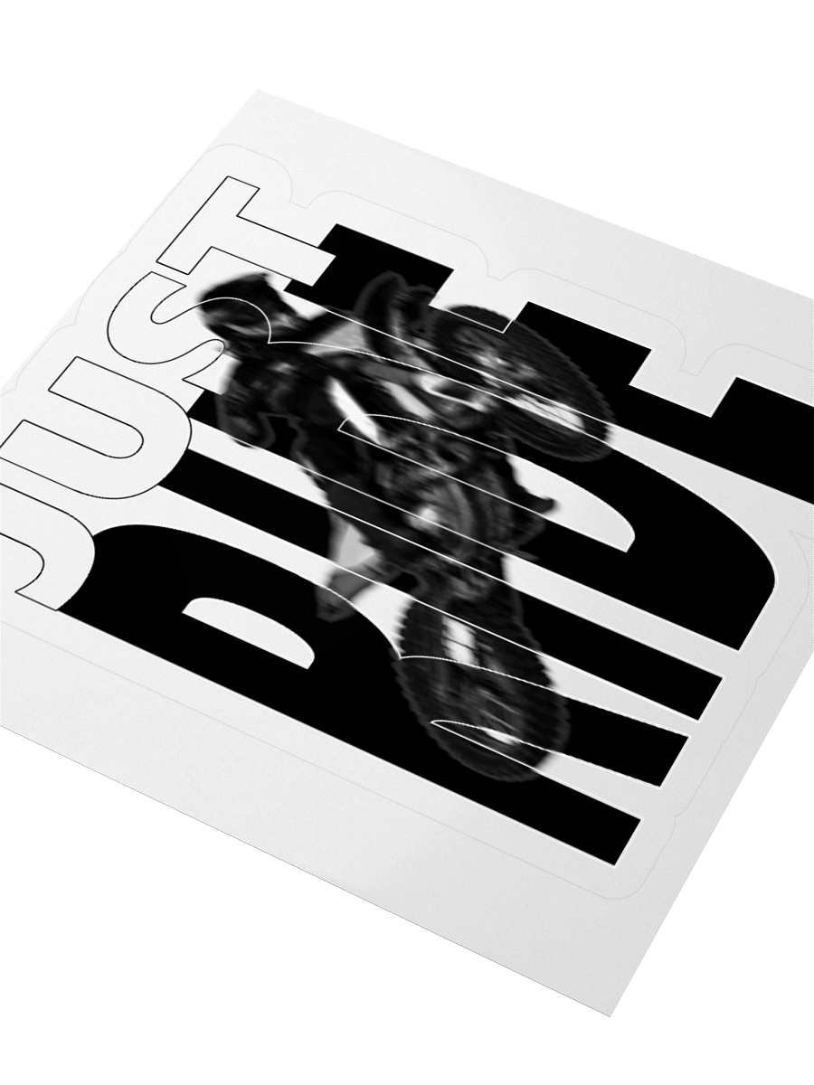 Just Ride | Kiss-cut Sticker product image (3)