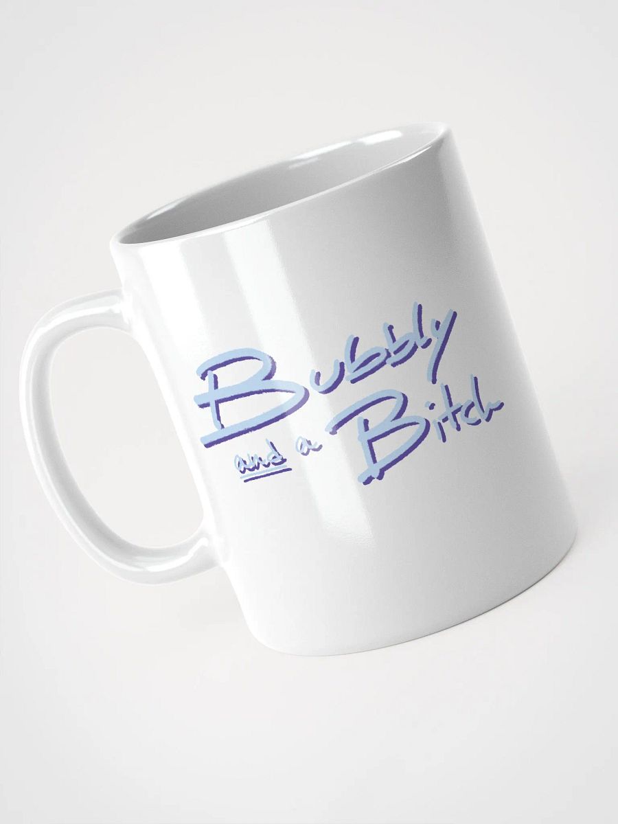 Bubbly and a B*tch (blue and purple shadow design) mug product image (6)