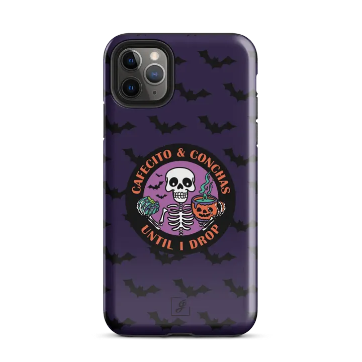 Cafecito and Conchas Halloween Skeleton Tough Case for iPhone® product image (1)