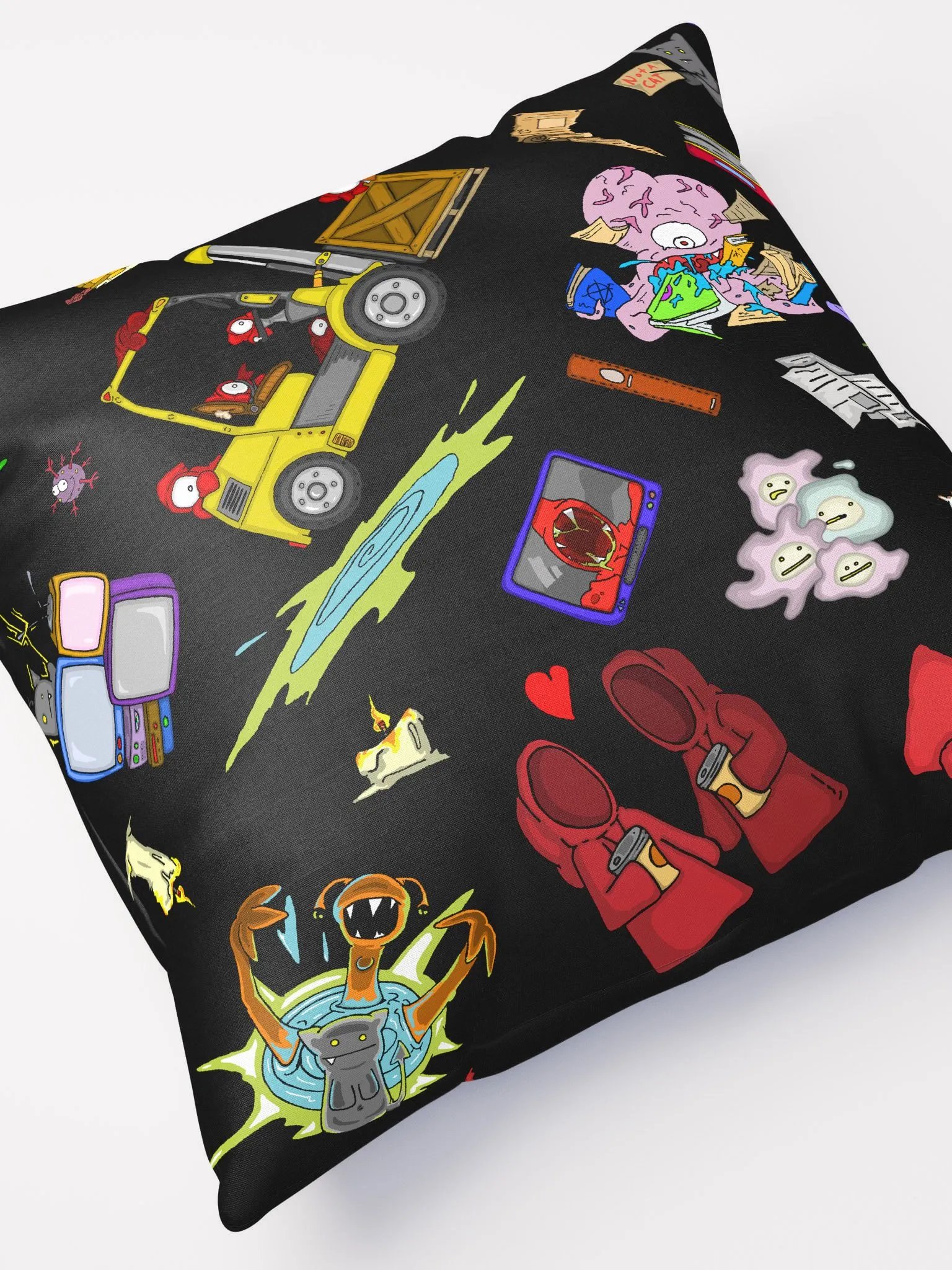 Portal-splosion Pillow - 4 of 4 product image (4)