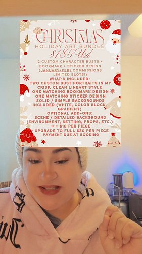 This holiday sale is brought to you by Christmas bills, stubborn hope, and the audacity of me having cancer and still trying ...