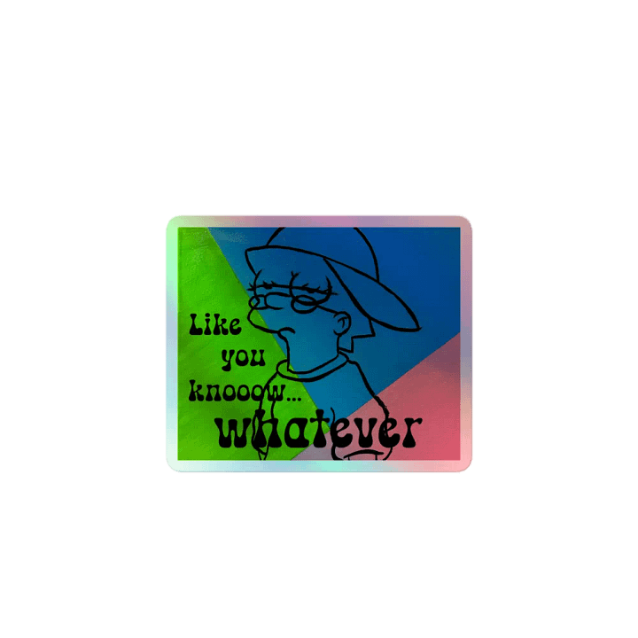 90's Lisa Holographic Stickers product image (1)