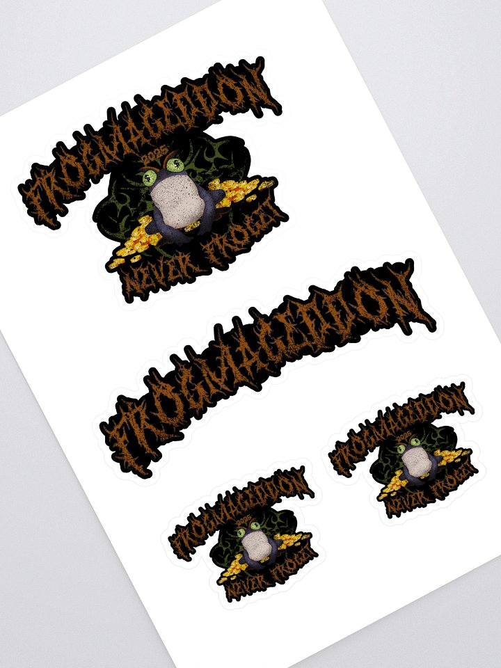 Frogmageddon Sticker Set - Never Froget Collection product image (1)