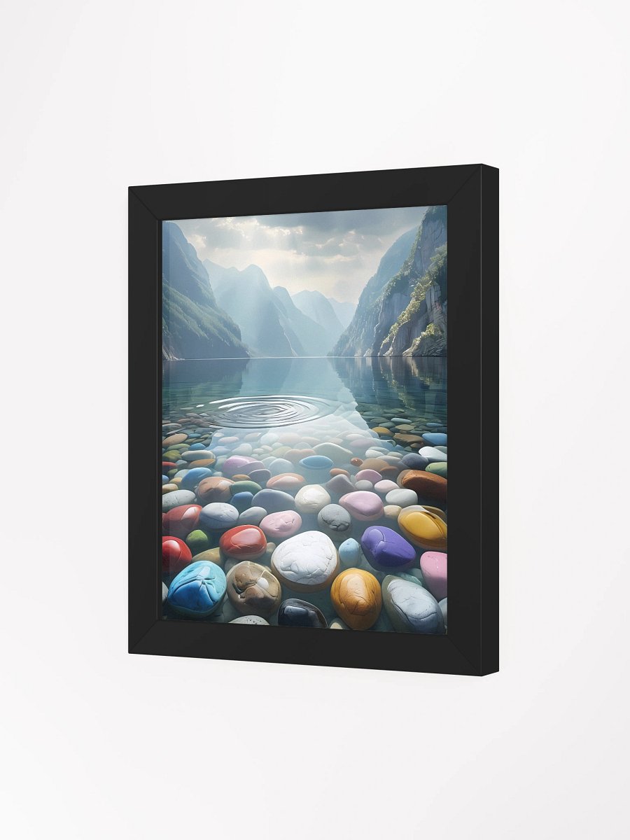 Tranquil Mountain Lake Framed Poster product image (4)