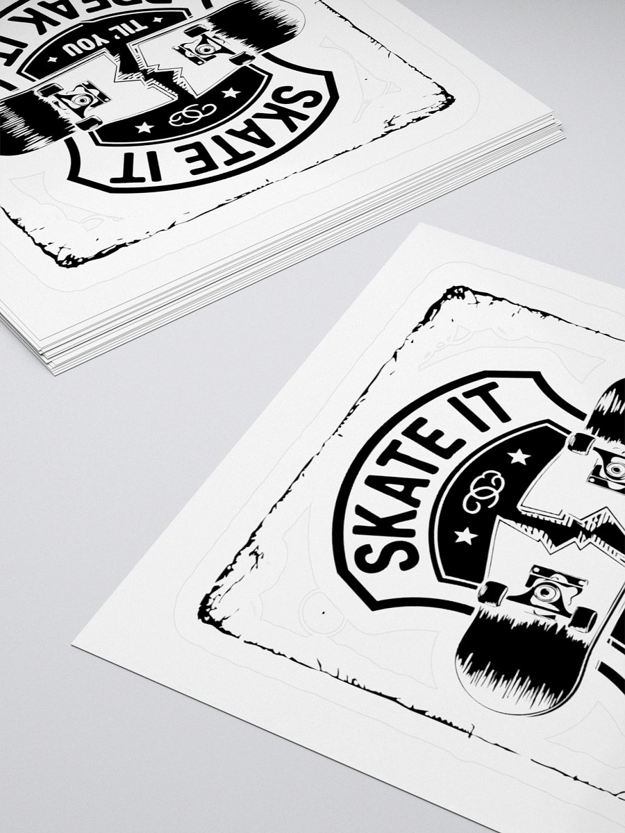 Skate it until you break it Kiss Cut Stickers product image (11)