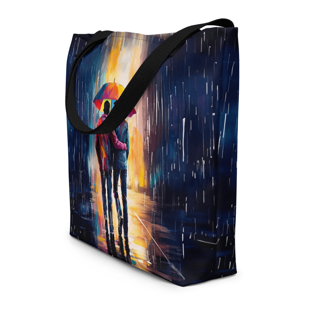 Gay Love In The Rain – Romantic Tote Bag product image (12)