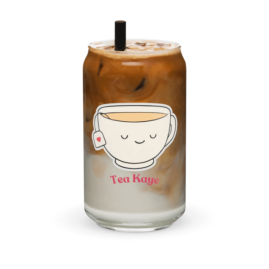 Tea Cup Iced Coffee Glass product image (6)
