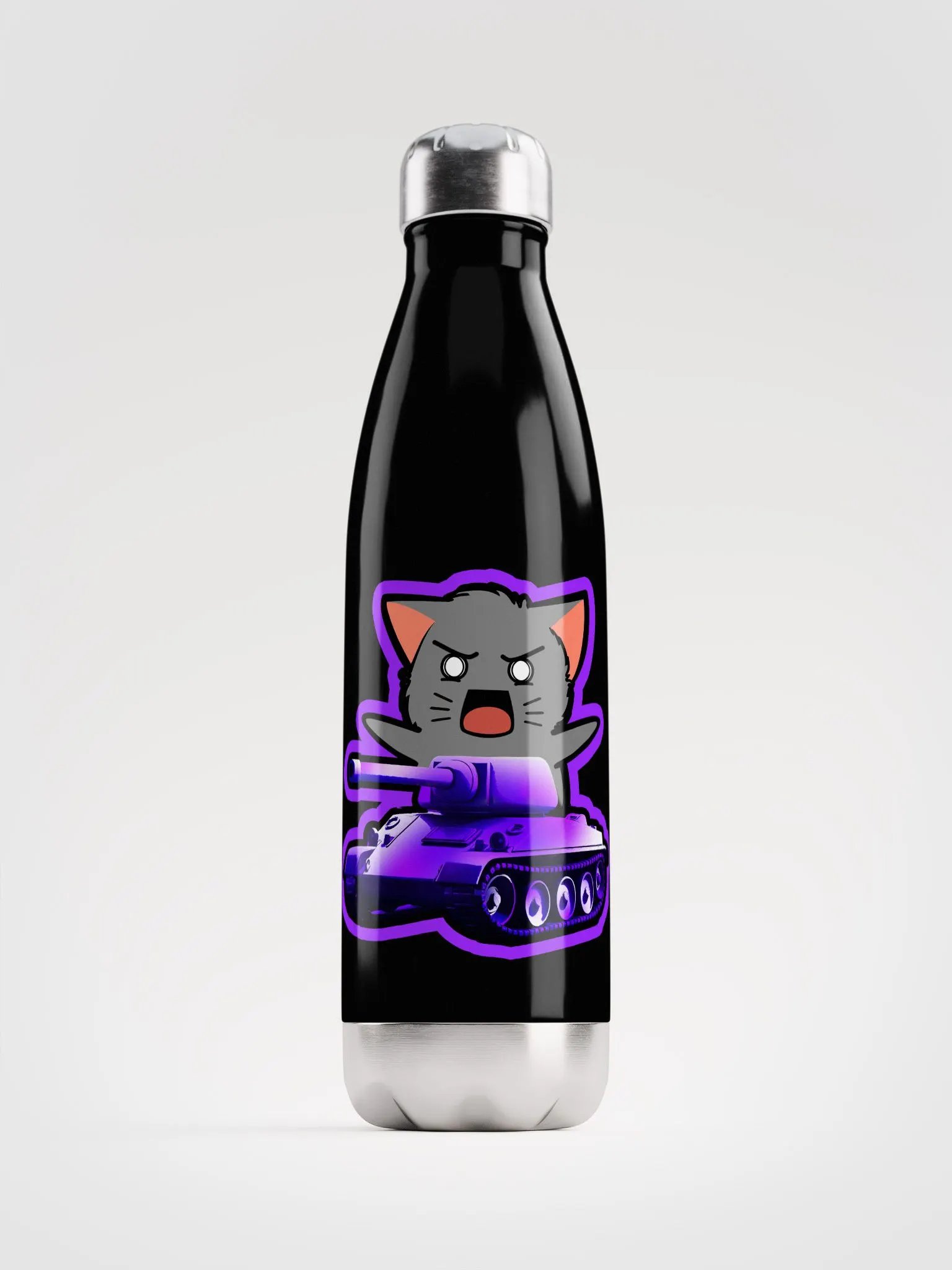 Mus on a Tank! Water Bottle product image (1)