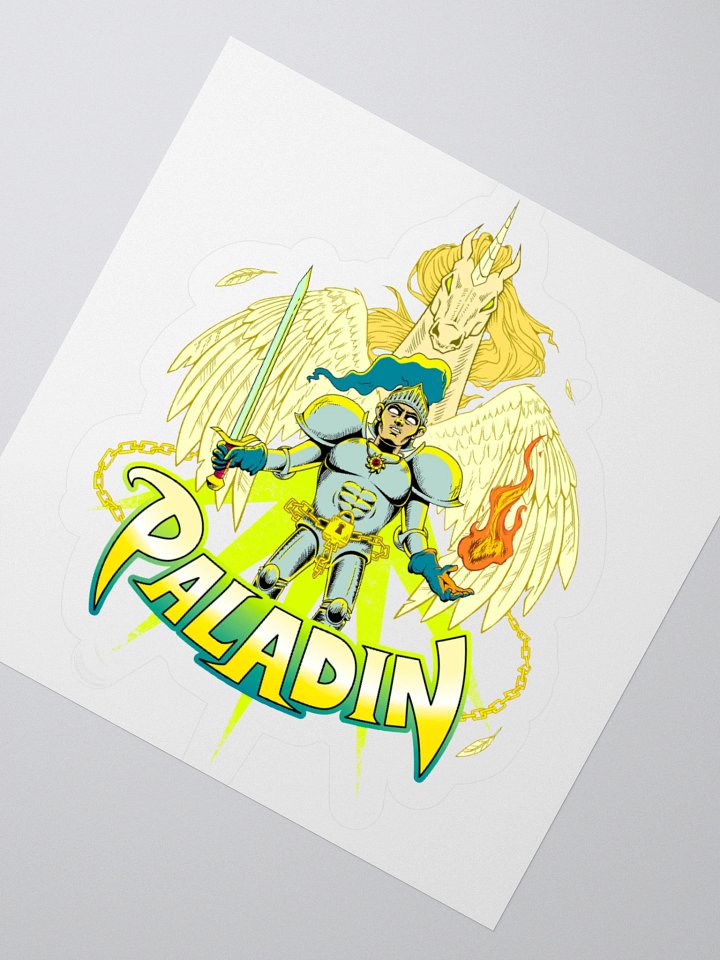Dark Fantasy Paladin - Sticker product image (4)