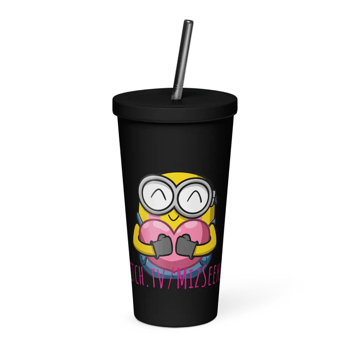 Hug Insulated Tumbler with Straw product image (1)