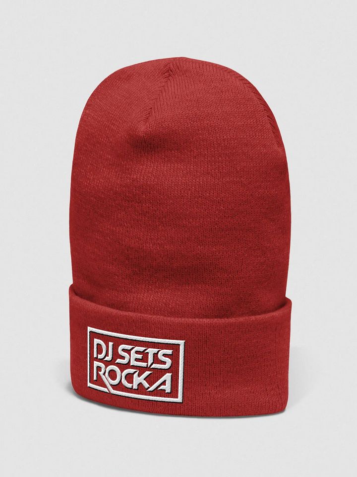 DJSETSROCKA RED BEANIE product image (2)