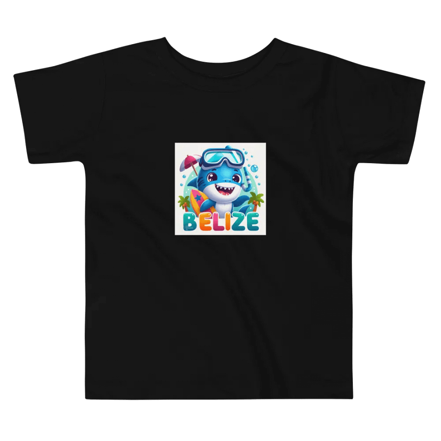 Belize Beach Baby Shark Toddler Tee product image (6)